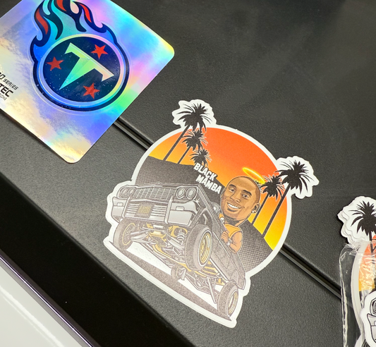 CUSTOM UV PRINTED STICKERS 3"